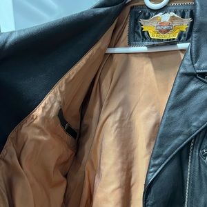 Harley Davidson Leather Jacket & Chaps (SET)